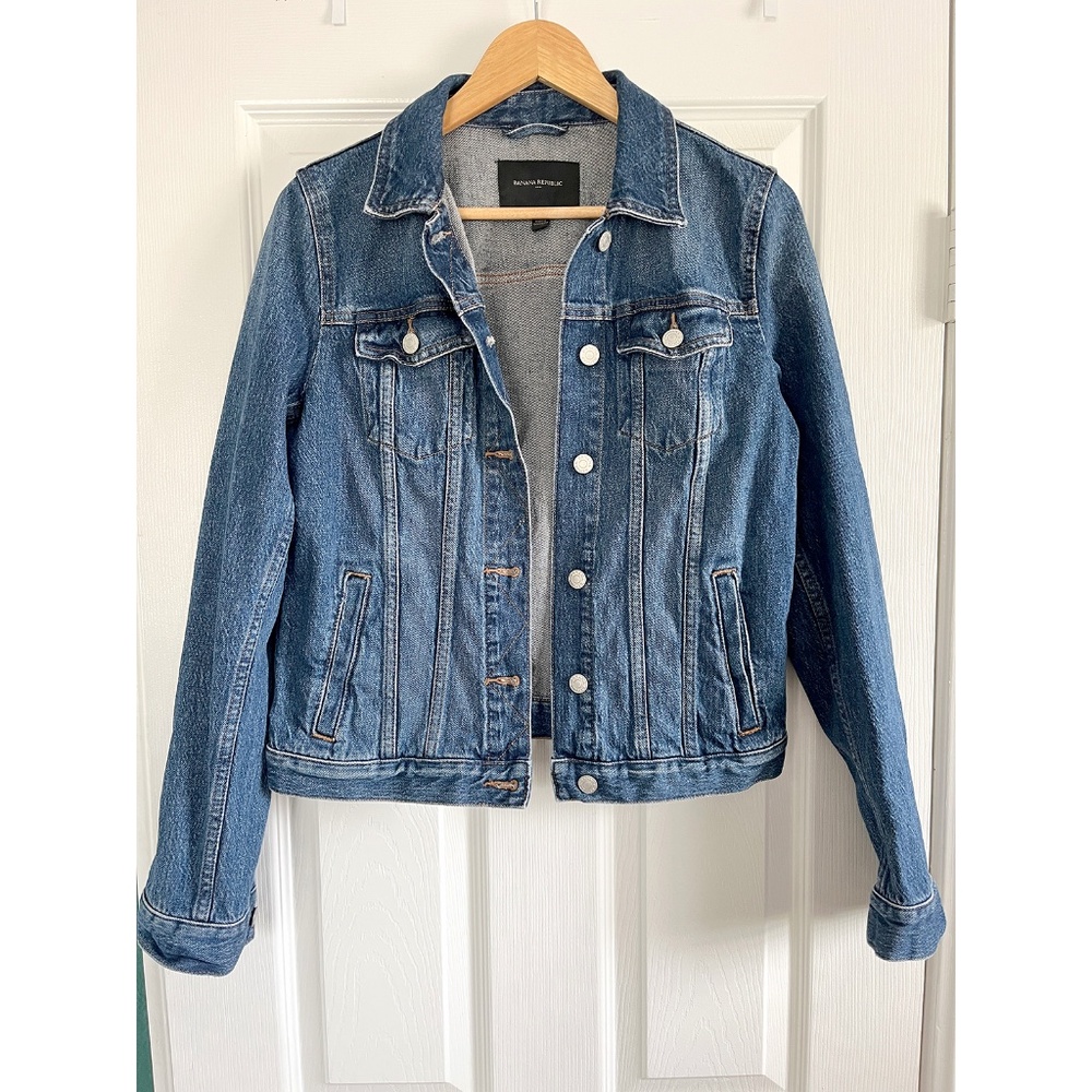 Banana Republic jean jacket, size S Tall (longer length)